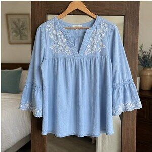 Sage Tie Neck Blouse